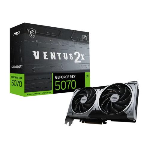 MSI GeForce RTX&trade; 5070 12G VENTUS 2X OC BLACK - G5070-12V2C Cene