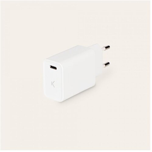Ksix , zidni punjač USB-C 20W PD, bijeli Slike
