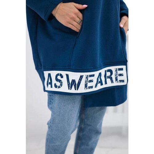 Kesi Insulated denim sweatshirt with zipper Cene