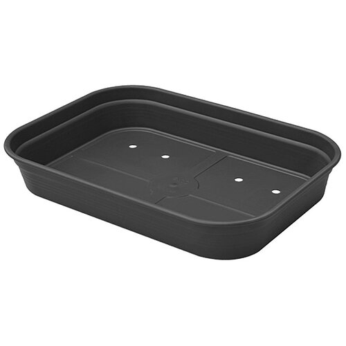 ELHO green basics posuda za sadnju biljaka (36 x 26 x 6 cm, crne boje) Slike