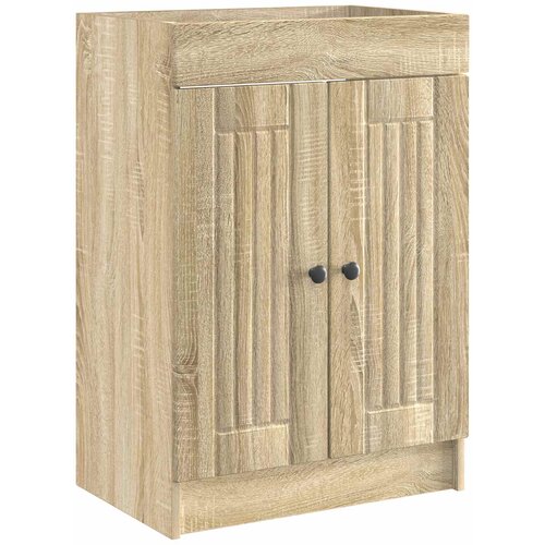vidaXL Omarica pod umivalnikom Sonoma hrast 56 x 37,5 x 81 cm, (5000245823) Cene