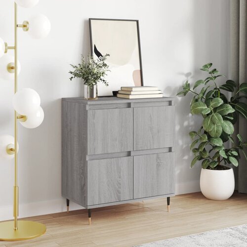 VidaXL Komoda sivog hrasta sonome 60x35x70 cm od konstruiranog drva Slike