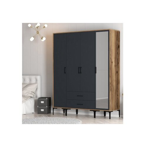 Woody Fashion Hanah kućni ormar Kumsal STR 160x47.5x201cm Orah Cene