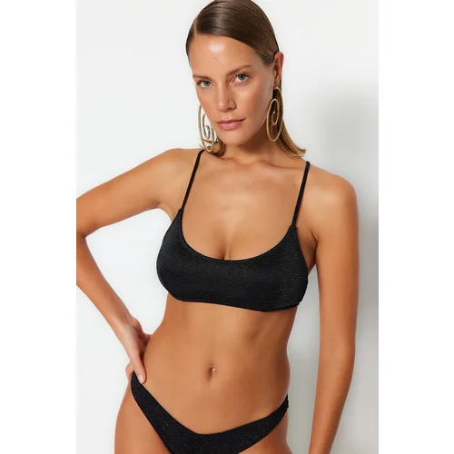 Trendyol bikini top - black - plain