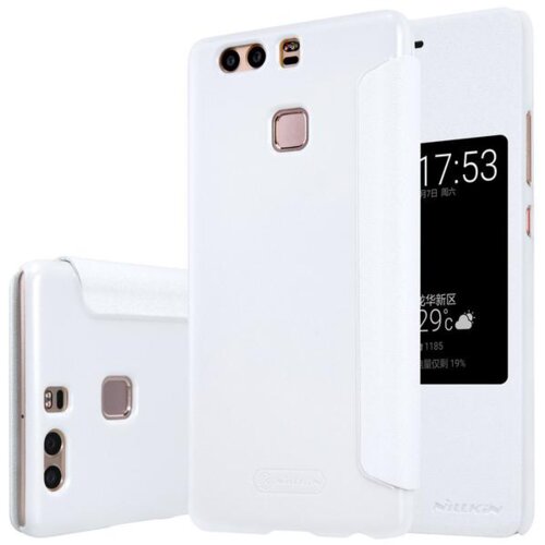 Nillkin preklopna torbica za huawei P9 bela z okenčkom Slike