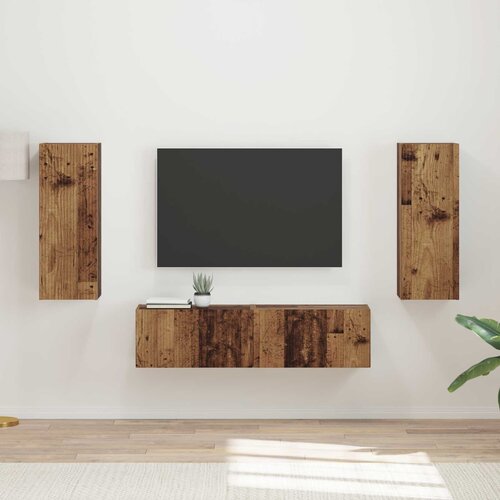  Set TV komoda 2 kom. Staro drvo Smeđa 30 x 31 x 80 cm Cijene
