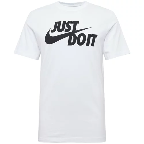 Nike Sportswear Majica 'Just Do It' črna / off-bela