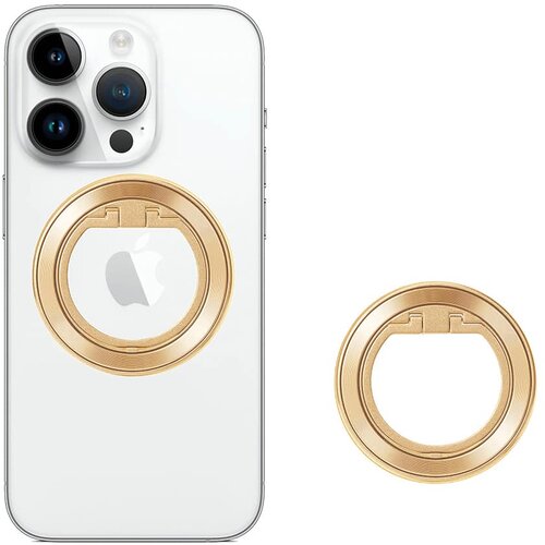 Techsuit MagSafe telefonski prsten (MPR2) &ndash; Okrugli oblik- aluminijska legura &ndash; zlatna Cijene