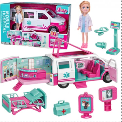  Sara, Set mobilna reševalna vozila, 9-delni, (21642569) Cene