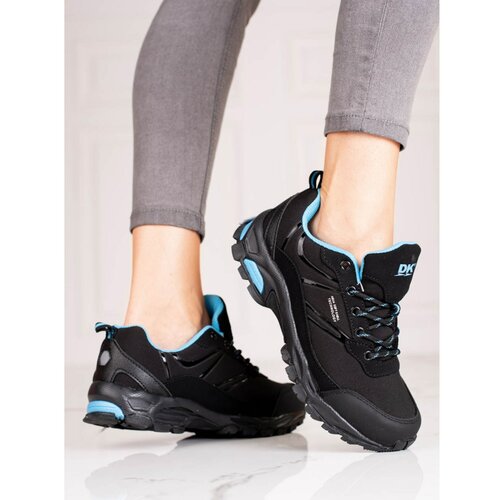DK Women's sports trekking shoes black blue Slike