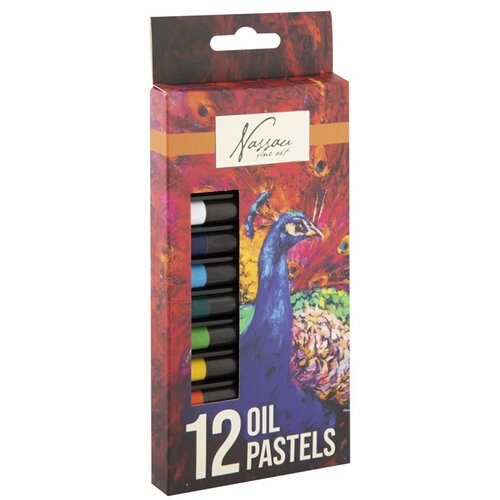  Nassau set uljanih pastela 12 kom Slike