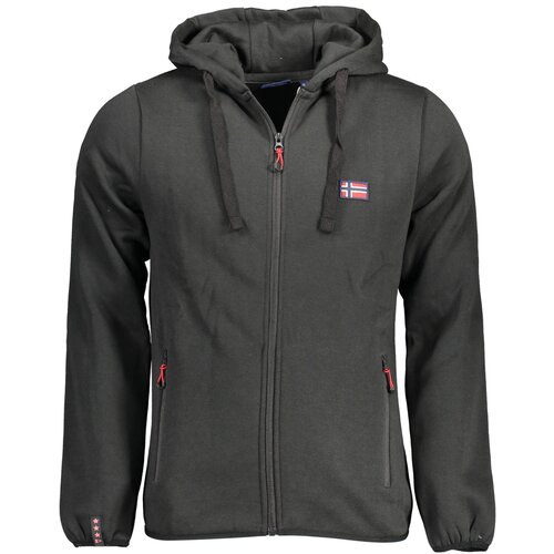 Norway 1963 BLACK MEN&amp;amp;#39;S ZIPPED SWEATSHIRT Slike