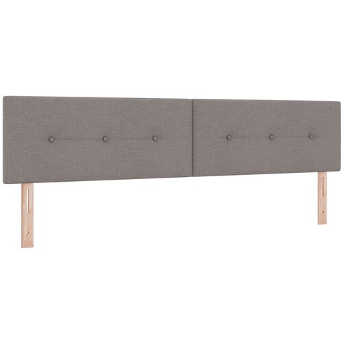 VidaXL Naslon za glavu s gumbe taupe 200 cm tkanina Slike