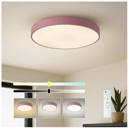  Brilagi - LED prigu&scaron;iva stropna svetiljka POOL LED/60W/230V 3000-6000K 50 cm ružičasta + daljinski upravljač Cene