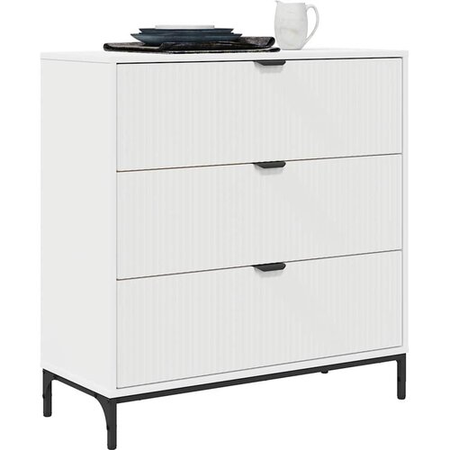  Kreveta s ladicama Bijelo 79,5 x 33 x 82 cm Konstruirano drvo Slike