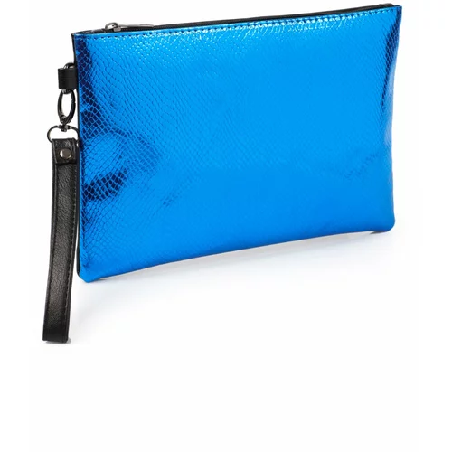 Capone Outfitters Paris Women's Clutch Portfolio Blue Bag