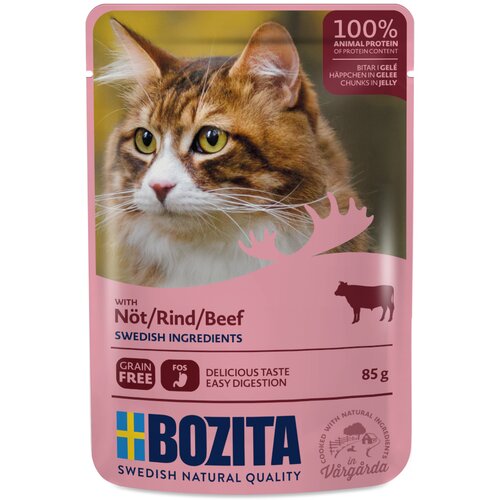 Bozita ko&amp;scaron;čki v želeju vrečke 12 x 85 g - Govedina Slike