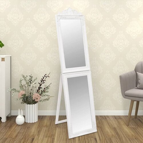 vidaXL Samostojeće ogledalo bijelo 45 x 180 cm Cijene