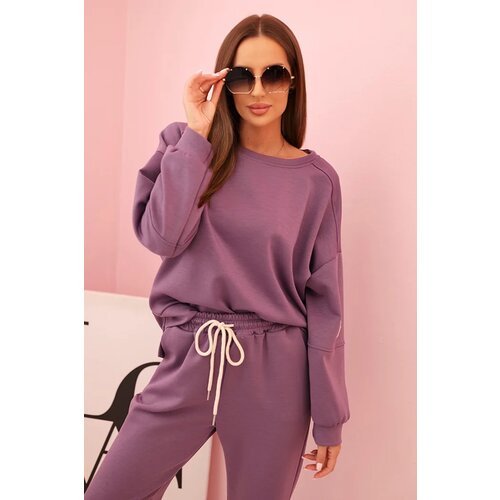 Kesi Włoski Set hoodie + pants butter purple Cene