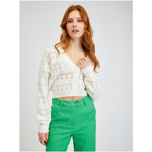 Orsay Creamy Women's Patterned Cardigan - Women Cene
