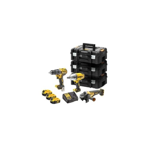 Dewalt set aku bušilica, aku udarni odvijač i aku brusilica brushless 18V 3x5Ah DCKM009 Cijene