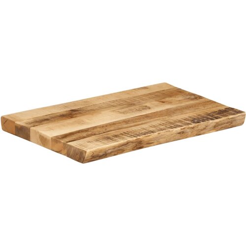 Stolna ploča sa živi rub 50x40x2,5 cm masivno grubo drvo manga Slike