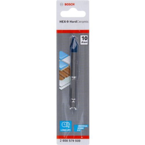 Bosch burgija za tvrde keramičke pločice HEX-9 hard ceramic 10x90mm ( 2608579509 ) Slike