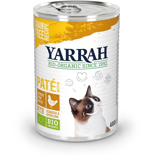  Varčno pakiranje Yarrah Bio P&acirc;t&eacute;  24 x 400 g - Bio pi&scaron;čanec Cijene