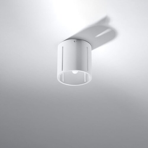 Nice Lamps bela stropna svetilka s kovinskim senčnikom vulco – Cene