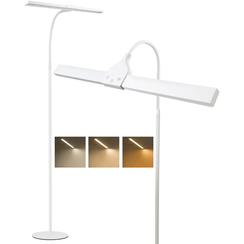 Nettlife LED talna svetilka za dnevno sobo, zatemnljiva - 156 cm, moderna, 10 W, bralna svetilka z upravljanjem na dotik in časovnikom, (22148950) Cene
