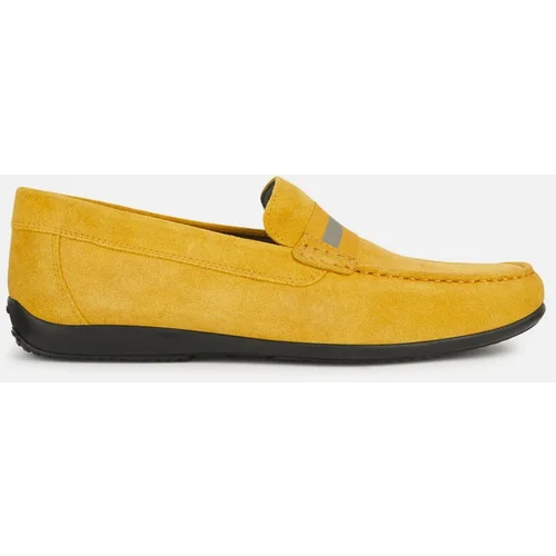 Geox Yellow men's moccasins Ascanio - Men's