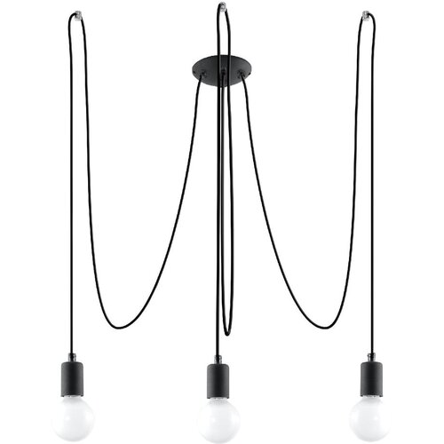 Nice Lamps Črna viseča svetilka 300x300 cm Spider - Nice Lamps Slike
