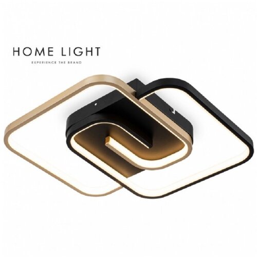 HOME LIGHT vesta 633 plafonska svetiljka 40W 3000K crna/zlato Slike
