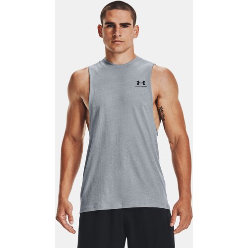 Under Armour Men's UA LEFT CHEST CUT OFF TANK-GRY - Men's Tank Top Cijene
