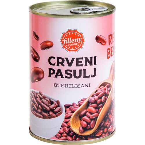 FILLENY FOODS Crveni pasulj limenka, 400g Cene