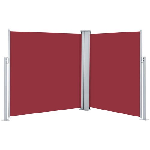 Maison Chic Zložljiva stranska tenda - Senčniki rdeča 140x600 cm, (22041592) Slike
