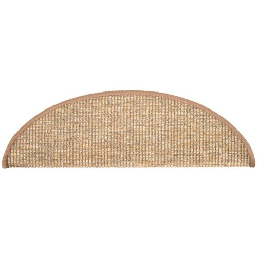  Samoljepljivi otirači za stepenice 15kom 56x17x3cm svjetlosmeđi Slike