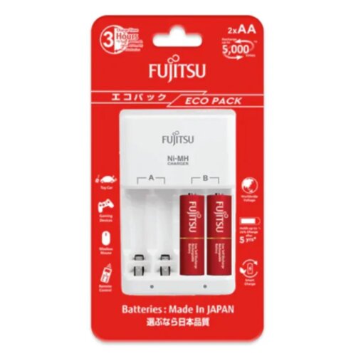 Fujitsu punjač sa baterijama AA(2B) (2 kom punjivih baterija u kompletu) Cijene