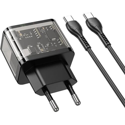 hoco. Punjač USB-A USB-C 20W sa USB-C kablom 1m N34 crni Cene