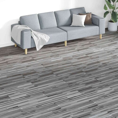  Podne daske 18 pcs Sivi 5 26 m² PVC - Prugasta siva Cene