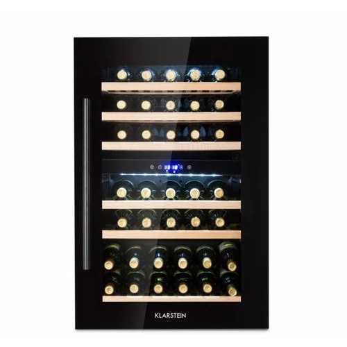 Klarstein Vinsider 35D Onyx Edition, vgradna vinska omara, razred energetske učinkovitosti G