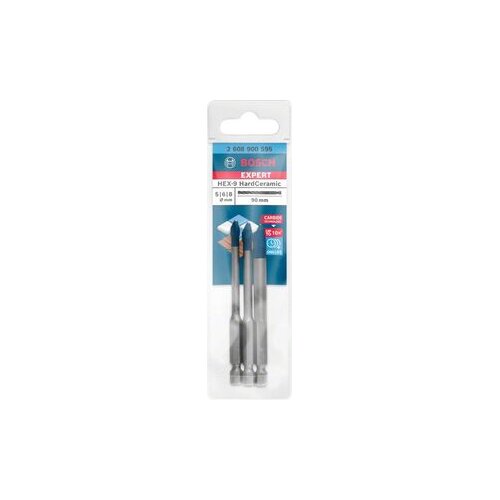 Bosch Komplet svedrov za keramiko Professional Expert HEX-9 HardCeramic (premer: 5-8 mm, 3-delni) Slike