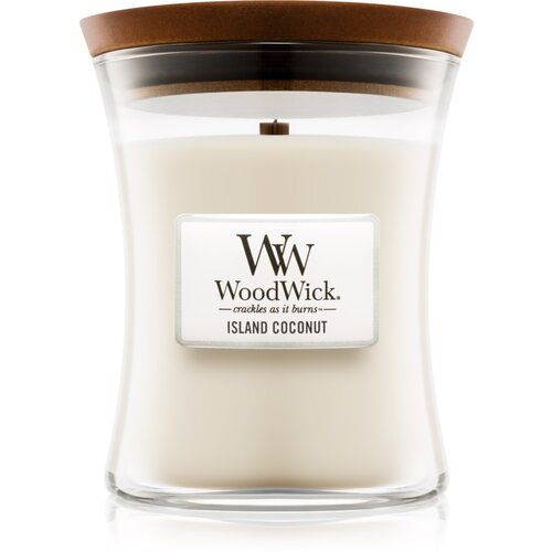 WoodWick island coconut dišeča svečka 275 g unisex Cene