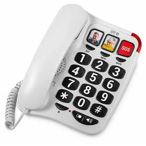 SPC Telefon Comfort Numbers 2 bele barve, (5000506909) Cene