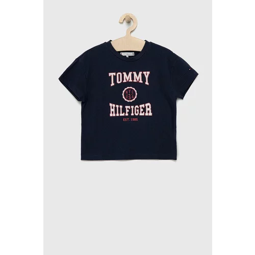 Tommy Hilfiger Dječja majica kratkih rukava boja: tamno plava