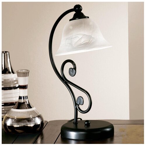 Eglo murcia stona lampa/1, crna/alabaster 4546DXD Cene