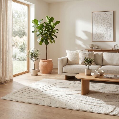 ESTE Kremno bela preproga 120x170 cm Dune &amp;ndash; Slike