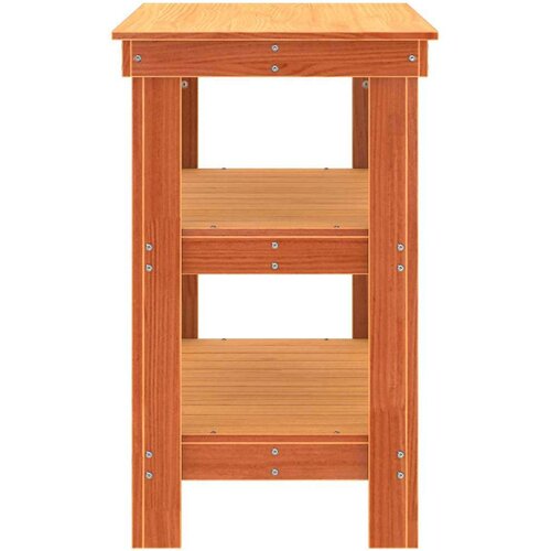  Radni stol Vo&amp;scaron;tano smeđa 78.5 x 50 x 80 cm Masivna borovina Slike