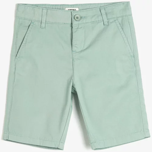 Koton Shorts - Turquoise - Normal Waist