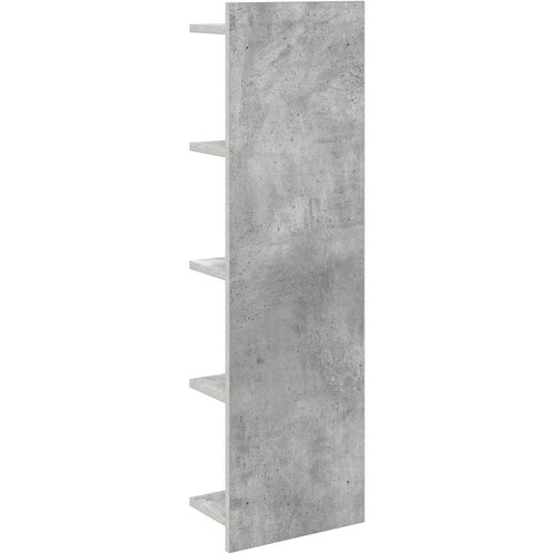  Polica na zidu 2 kom. Betonska siva 30 x 15 x 100 cm Slike